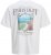 Jack & Jones Parallel Crew Neck T-Shirt Bright White - Тениски - мъжки тениски големи размери