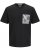  Jack & Jones Tavira Aop Pocket Crew Neck T-Shirt Black - Тениски - мъжки тениски големи размери