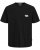  Jack & Jones Tavira Type Crew Neck T-Shirt Black - Тениски - мъжки тениски големи размери