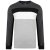 Kam Jeans 5240 Cut and Sew Long Sleeve T-shirt Grey - Тениски - мъжки тениски големи размери