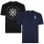 Kam Jeans 5348 T-shirt Vintage/Denim Twin Pack - Тениски - мъжки тениски големи размери