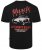 Kam Jeans 5710 Legendary Racing Slub Tee With Back Print Black - Тениски - мъжки тениски големи размери