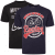 Kam Jeans 5712 Twin Pack Motorcycle/Cycle Print Tee Black and Navy - Тениски - мъжки тениски големи размери