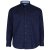 Kam Jeans 6158 Long Sleeve Dobby Embroidery Shirt Navy - Ризи - мъжки ризи големи размери