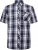 Kam Jeans 6301 SS Casual Check Shirt Navy - Ризи - мъжки ризи големи размери