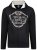Kam Jeans 705 Motor Oil Hoodie Black - Суичъри & cуичъри с качулка - мъжки суичъри големи размери