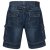 Kam Jeans Francis Dark Used - Шорти - мъжки къси панталони големи размери