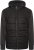 Kam Jeans KV135 Quilted Zip Thru Hoody with Padded Body & Jersey Sleeves Black TALL SIZES - МЪЖКО ОБЛЕКЛО MT-6XLT - дрехи за високи мъже
