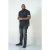 D555 Kevin Oxford Shirt Black - Ризи - мъжки ризи големи размери