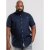 D555 Brixton Shirt Navy - Ризи - мъжки ризи големи размери