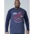 D555 Neill Long Sleeve T-shirt Navy - Тениски - мъжки тениски големи размери