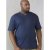 D555 Signature V-neck T-shirt Navy - Тениски - мъжки тениски големи размери