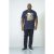 D555 Murray T-shirt Navy - Тениски - мъжки тениски големи размери