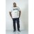 D555 Phillip T-shirt Grey - Тениски - мъжки тениски големи размери