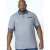 D555 Tyrone Polo Blue - Поло тениски - мъжки тениски с яка големи размери