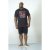 D555 Perry T-shirt Black - Тениски - мъжки тениски големи размери