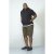 D555 Chemung Short Sleeve Hoodie Black - Суичъри & cуичъри с качулка - мъжки суичъри големи размери