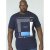 D555 Kenton T-shirt Navy - Тениски - мъжки тениски големи размери