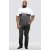 D555 Morris T-shirt Charcoal - Тениски - мъжки тениски големи размери