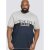 D555 Morris T-shirt Navy - Тениски - мъжки тениски големи размери