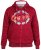 D555 Rylan Hoodie Red - Суичъри & cуичъри с качулка - мъжки суичъри големи размери