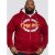 D555 Rylan Hoodie Red - Суичъри & cуичъри с качулка - мъжки суичъри големи размери