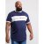 D555 Cullen T-shirt Navy - Тениски - мъжки тениски големи размери