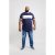 D555 Cullen T-shirt Navy - Тениски - мъжки тениски големи размери