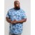 D555 Seymour T-shirt Blue - Тениски - мъжки тениски големи размери
