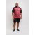 D555 Evans T-shirt Burgundy - Тениски - мъжки тениски големи размери