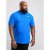 D555 Parker Polo Blue - Поло тениски - мъжки тениски с яка големи размери