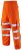 Leo Instow Breathable Executive Cargo Rain pants Hi-Vis Orange - Работно облекло - мъжки работно облекло големи размери