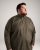 Motley Denim Lisbon Long Sleeve Shirt Dark Khaki - Ризи - мъжки ризи големи размери