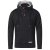 D555 Lorenzo Half zip Hoodie Black - Суичъри & cуичъри с качулка - мъжки суичъри големи размери