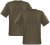 Adamo Marlon Comfort fit 2-pack T-shirt Khaki - Тениски - мъжки тениски големи размери
