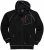 Adamo Michael Hoodie with Zipper Black - Суичъри & cуичъри с качулка - мъжки суичъри големи размери
