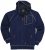 Adamo Michael Hoodie with Zipper Navy - Суичъри & cуичъри с качулка - мъжки суичъри големи размери
