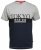 D555 Morris T-shirt Navy - Тениски - мъжки тениски големи размери