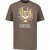 JP1880 T-Shirt Skull Print Guns N Roses Khaki - Тениски - мъжки тениски големи размери