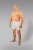 20 Nodi Combed Cotton Jersey Boxer with Front Button Fly White - Бельо & Бански шорти - Мъжко бельо големи размери