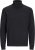 Jack & Jones Basic Knitted Sweater with Rolled Neck Black - Суичъри & cуичъри с качулка - мъжки суичъри големи размери