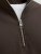 Jack & Jones Soho Sweatshirt with Zipper Brown - Суичъри & cуичъри с качулка - мъжки суичъри големи размери
