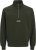 Jack & Jones Soho Sweatshirt with Zipper Green - Суичъри & cуичъри с качулка - мъжки суичъри големи размери