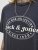 Jack & Jones Dover T-Shirt Short Sleeve Black - Тениски - мъжки тениски големи размери