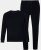 JP1880 Pyjamas Two-piece Belly Fit Dark Navy - Бельо & Бански шорти - Мъжко бельо големи размери