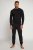 JP1880 Two-piece Pyjamas Long Sleeve and Long Trousers Black - Бельо & Бански шорти - Мъжко бельо големи размери