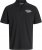 Jack & Jones Makoto Polo Short Sleeve Black - Поло тениски - мъжки тениски с яка големи размери
