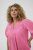 Kaffe Curve Karlia 3/4 Sleeve Blouse Pink - Блузи и туники - 