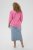 Kaffe Curve Karlia 3/4 Sleeve Blouse Pink - Блузи и туники - 