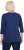Ulla Popken Decorative Plant 3/4 Sleeve T-Shirt Ink Blue - Печатни тениски за жени - 